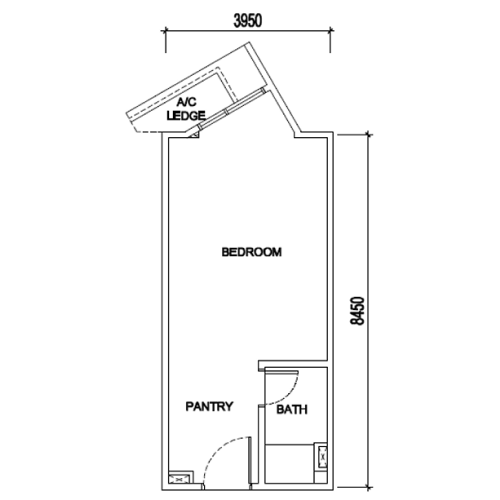 LookProperty.my Noordinz Suites Type A Original Layout - Noordinz Suites @ Georgetown - Look Property MY