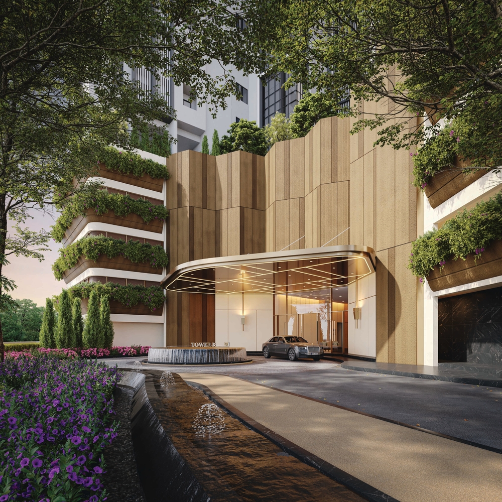 The Lightwater Residences Luxury Waiting Lobby Artist Impression - Lookpropertymy