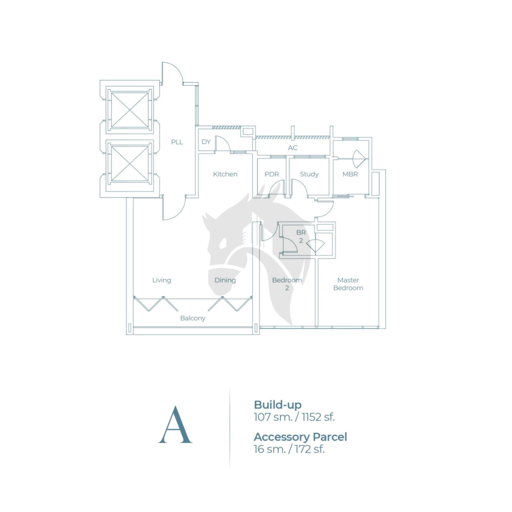 Lightwater Residences Layout Plan Type A LookPropertyMY - Lightwater Residences @ The Light City - Look Property MY