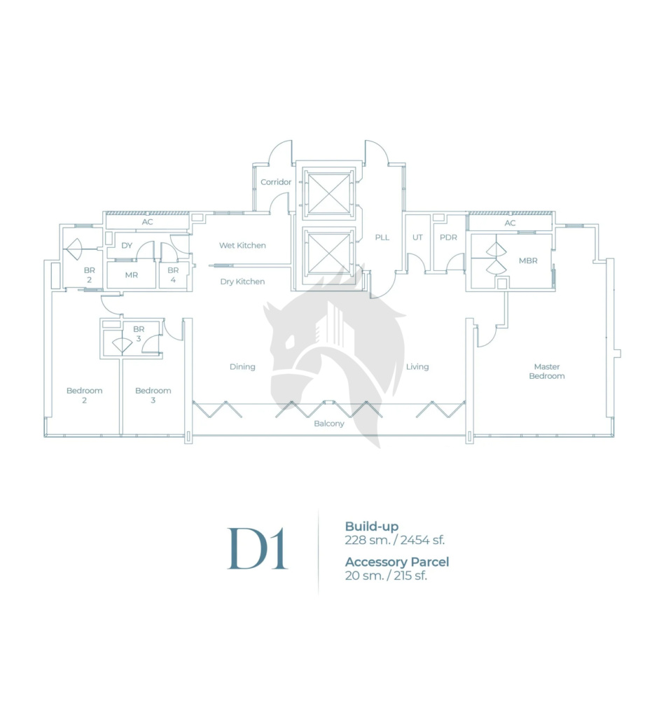 Lightwater Residences Layout Plan Type D1 LookPropertyMY - Lightwater Residences @ The Light City - Look Property MY